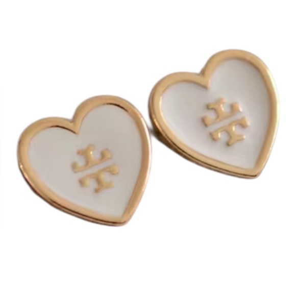 Tory Burch Heart Earrings - Picture 1 of 14